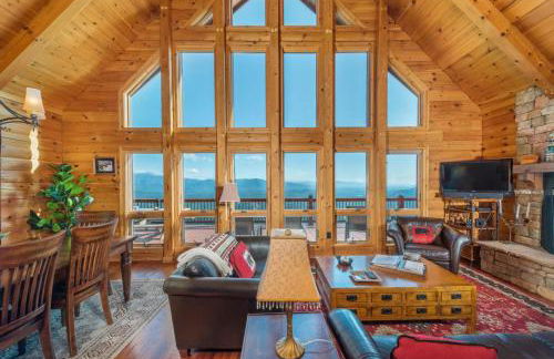 Above the Clouds Log Cabin, Hot Tub & Views! - Photo 1