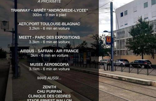 Appartement 2 chambres cosy proche aéroport et MEETT au pied du tram - Foto 2