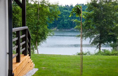 Brama Sanu - z prywatną linią brzegową Jeziora Solińskiego - pomosty - pontony - basen sezonowy - Foto 36