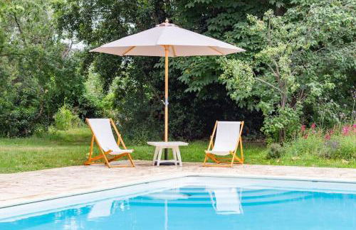 Demeure Bajou - piscine privée - parc arboré - Photo 15