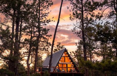 Modern A-frame w/ hot tub + view - Foto 1