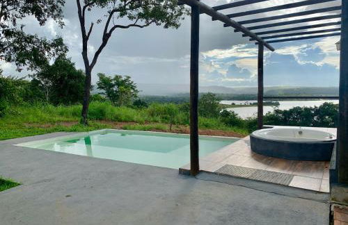 RANCHO NATURE piscina e hidromassagem no LAGO CORUMBÁ 4 ALEXANIA - Foto 13