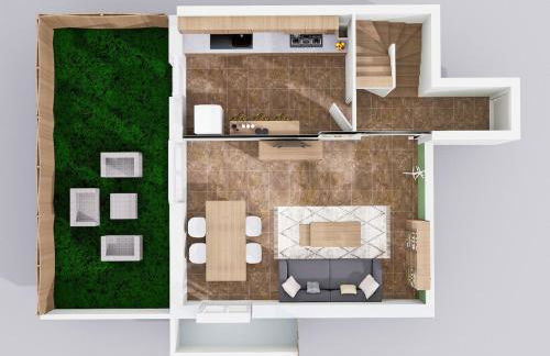 L'Oasis - Duplex - Parking Privé Gratuit - Terrasse Privée - 10mn RERD-T12 - 2 bedrooms - De 1 à 6 personnes - Shopping Mall - Primark - Piscine - Patinoire - Théâtre - Cinéma - Bibliothèque - Foto 19