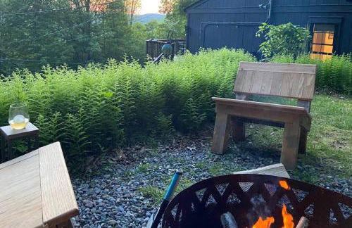 Fireplace Catskill Views Overlook Lake Cabin - Foto 7