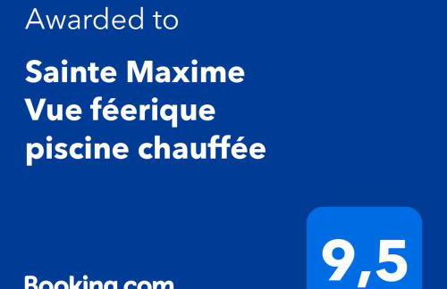 Sainte Maxime Vue féerique piscine chauffée - Foto 21