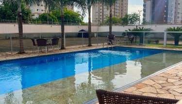 todo climatizado, 2 quartos e piscina na 706 sul - Foto 5, sunbed