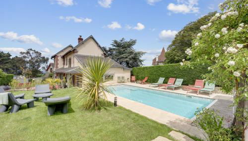 Villa l'Hermitage Piscine Sauna Fitness Deauville - Foto 2, Garden, sunbed, Garden view