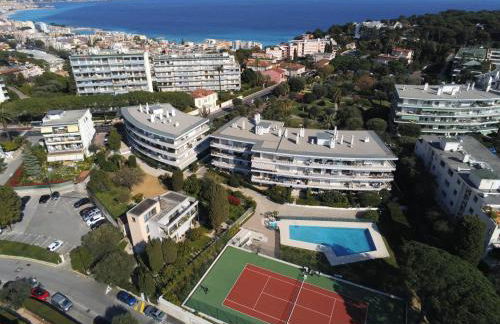 Charmant appartement 2P, piscine & tennis, proche plage & Monaco - Foto 9