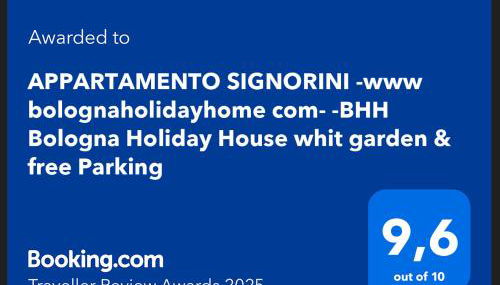BHH Appartamento Signorini Bologna -wwwbolognaholidayhomecom- Parcheggio Riservato e Giardino - Holiday House Bologna Garden Parking - Foto 4