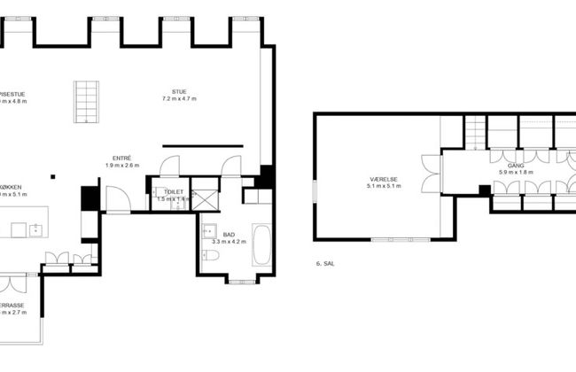 The Apartment Upstairs Canal Penthouse in Copenhagen - Foto 40