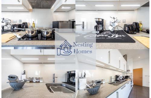 Stylish 2 bed Flat in London with River Thames views Access to boat rides into London-Near O2 Arena and Excel, Fast Wi-Fi, Free Parking, Excellent links Elizabeth and Southeastern Train Line - Foto 15