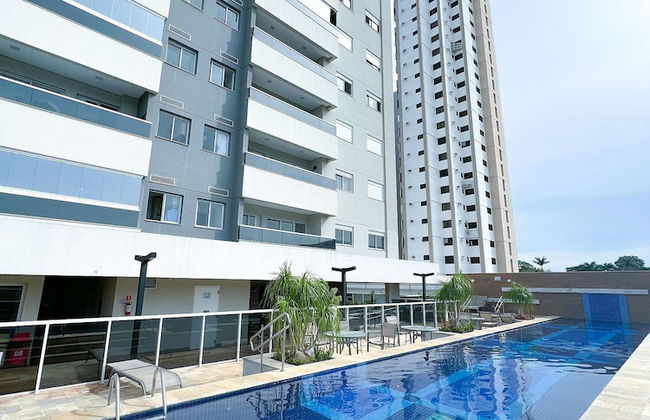 Apto Moderno com Vista Fantástica do Flamboyant - Foto 44