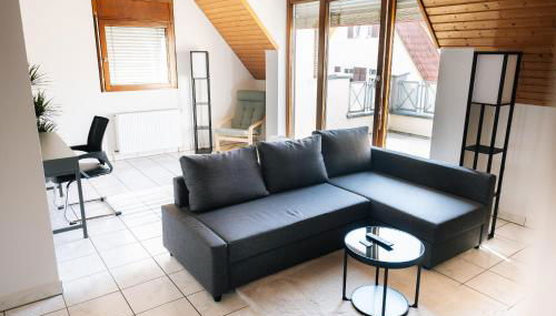 Grosse Galerie-Wohnung Airport Messe Stuttgart - Balkon - Parkplatz - Foto 5