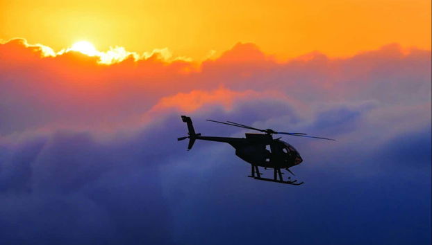 Passeio de helicóptero