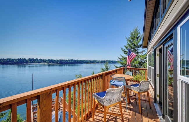 Private Beach at Waterfront Harstine Island Escape - Foto 1