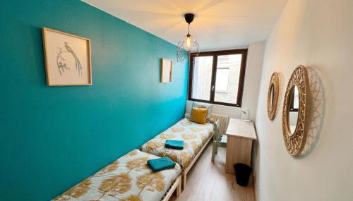 016 CHIC & COSY GRAND APPART MODERNE 65m2 HYPERCENTRE WIFI SMART TV NETFLIX - Foto 3, towels, heating