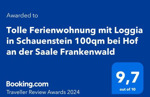 Tolle Ferienwohnung mit Loggia in Schauenstein 100qm bei Hof an der Saale Frankenwald - Foto 4
