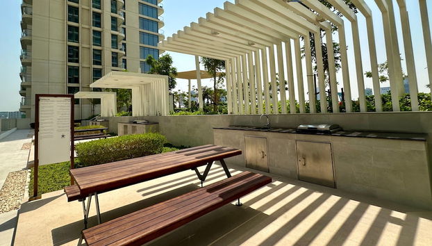 Serene 1BR w Private Palm View Balcony - Foto 2, Habitación