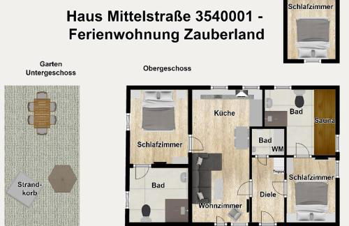Haus Mittelstraße Ferienwohnung Zauberland - Foto 51