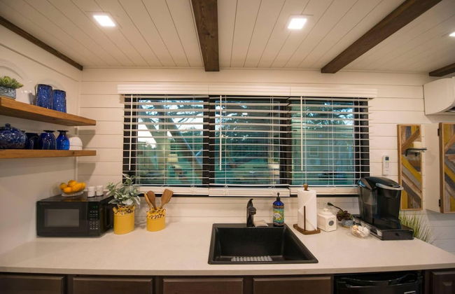 Yellow Blue Elegant Container Tiny House - Foto 18