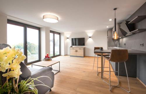 Ferienwohnung im Chaletstil Schlossblick 51 qm Wellness Fitness Sauna Bergrödelhof - Foto 2