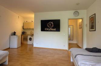 Sonniges CityNest Apartment mit Balkon und bester Verkehrsanbindung Komplette Unterkunft - Foto 5