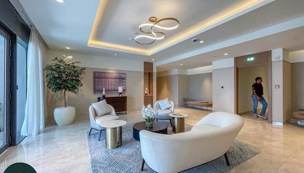 Zona de estar del vestíbulo