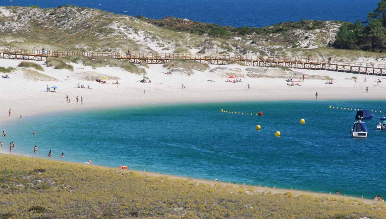 Transfert vers les îles Cíes