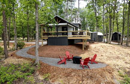 Peaceful Mountain Tiny Home with Breathtaking Valley Views & Fireplace Near Lookout Mountain, Menlo GA - Foto 7