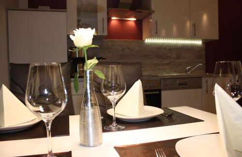 Ferienwohnung Schlossblick - 4 Sterne Sauna Pool Whirlpool exklusiv - Foto 16