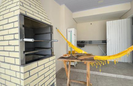 Cantinho Perfeito para Dois Conforto e Mar Bem Pertinho, Casa terrea no centro 80M Praia, Ar, Enxoval,Estacionamento e churrasqueira - Foto 20