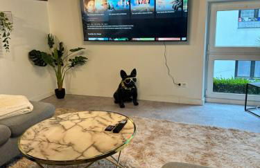 City-Apartment mit Dachterrasse & Massagesessel in der Fußgängerzone K4 - Photo 46