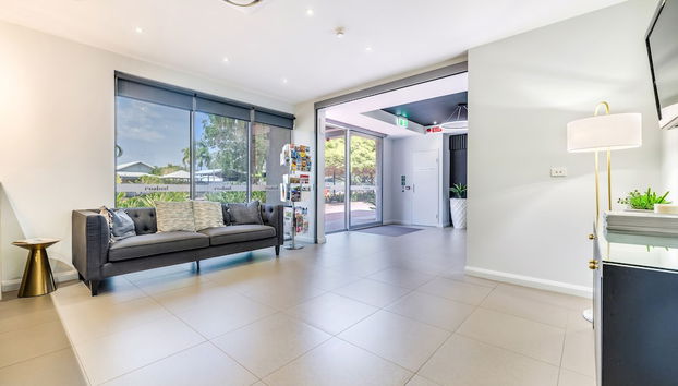 Coin salon dans le hall