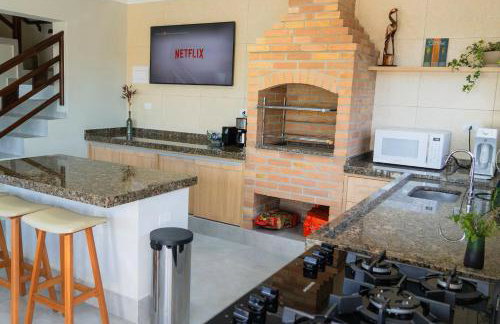 Casa Vento Verde - 5 suítes, piscina aquecida e cozinha gourmet - Foto 11