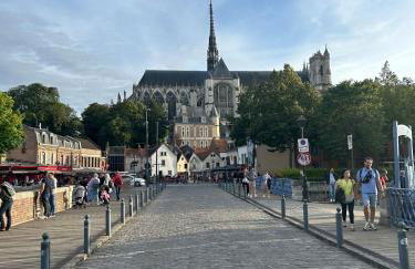Bel appartement rdc détente Balnéo & Ciné & Terrasse proche Centre Gare Amiens - Foto 23