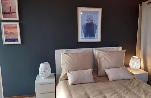 Logement 80 m2 avec terrasses entre les deux abers - Foto 12