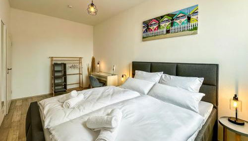 R und S Apartments Stylische Wohnung I Küche I Parkplatz I Smart TV - Photo 2, towels, wardrobe