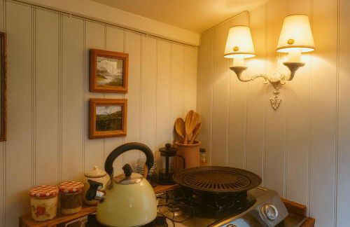 1 Bed Shepherds Hut - Sleeps 2 -wood Fired Hot Tub - Foto 13