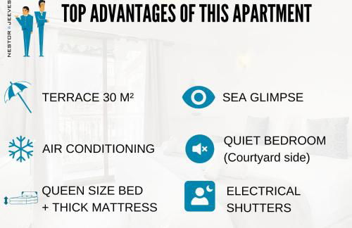 Nestor&Jeeves - SUNRISE TERRACE - Central - Very close sea - Terrace 30m - Foto 8
