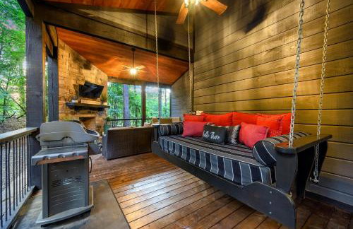Romantic 1BR Cabin in Broken Bow HotTub, FirePit - Foto 36