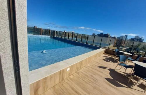 Studio para 3 Vista Mar Armação próximo Centro Convenções 724 - Foto 6