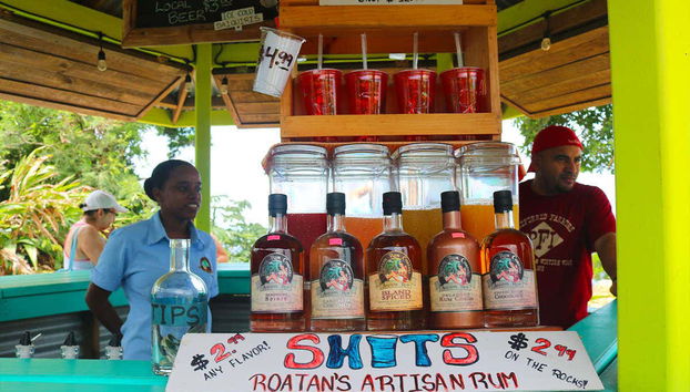 Rhum d'une petite entreprise locale