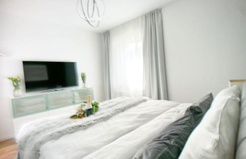 M-Style 02 Apartment mit Balkon 24h Self-Check-In, Free Parking, Netflix - Foto 3
