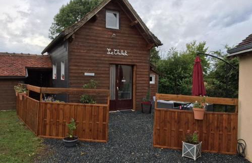 Gite des 2 arbres de la sagesse , agréable chalet avec spa privatif - Foto 14