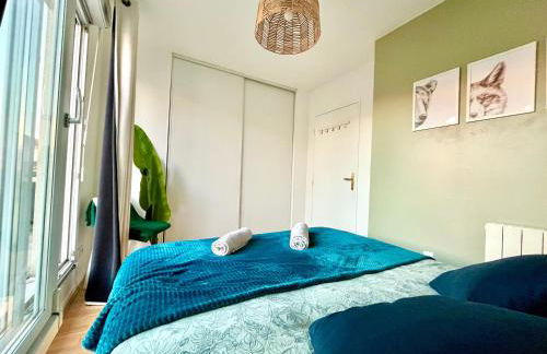 BnGo I Immense RoofTop Lyon I 2 chambres, 4 places parkings, 2 immenses terrasses, 8 personnes - Photo 44