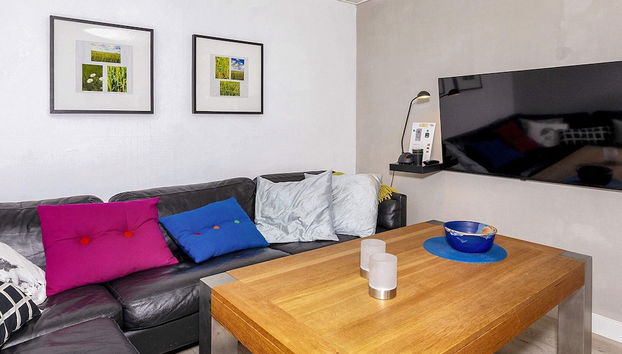 4 Person Holiday Home in Hanstholm - Foto 2, Zona de estar