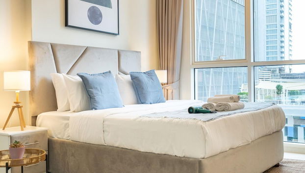 2bed Chic Apt Burj Khalifa Gym/pool by Belvilla - Foto 4, Habitación