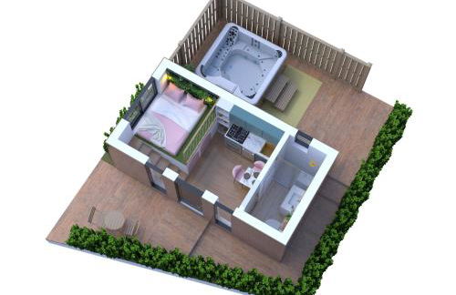 Studio les 2 fées - Jacuzzi - Forêt de Brocéliande - Foto 5