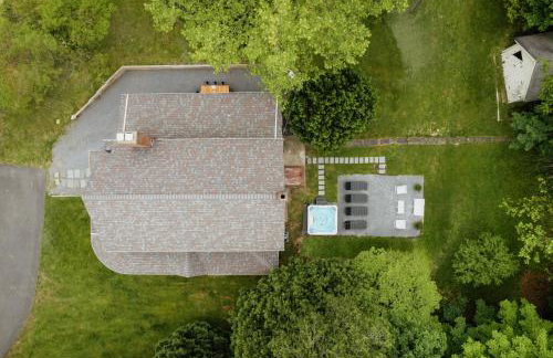 Roebling House 1850s Cabin Hot Tub Fire Pit - Foto 41