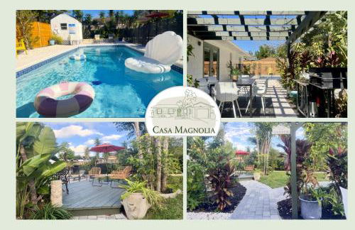 Tropical escape Pool Garden & Patio Near Tampa - Foto 1